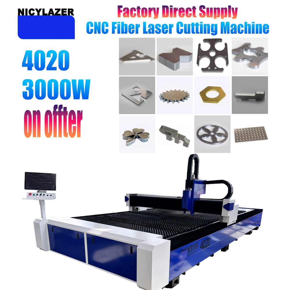 Industrial Fiber Laser Cutting Machine - NICYLAZER CNC 3000W 4020 Fiber Laser