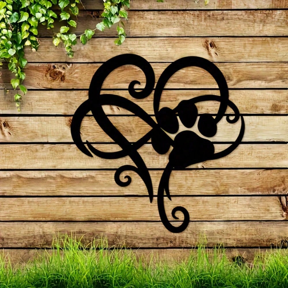 Industrial Laser Power - CIFbuy Metal Wall Art Heart Paw
