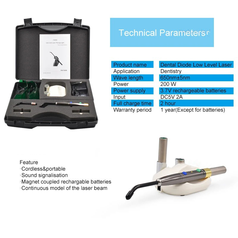 Wireless F3WW Dental Diode Las - đánh giá và giá Diode Laser Module