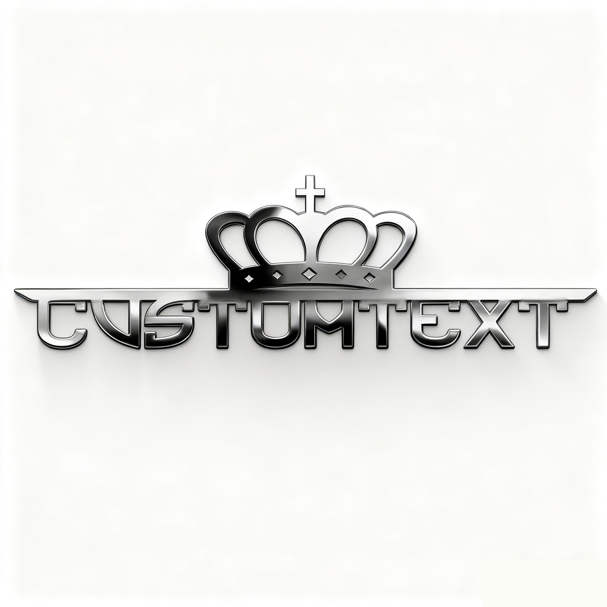 Classic Crown Creative Font 3D - đánh giá và giá Industrial Laser Power