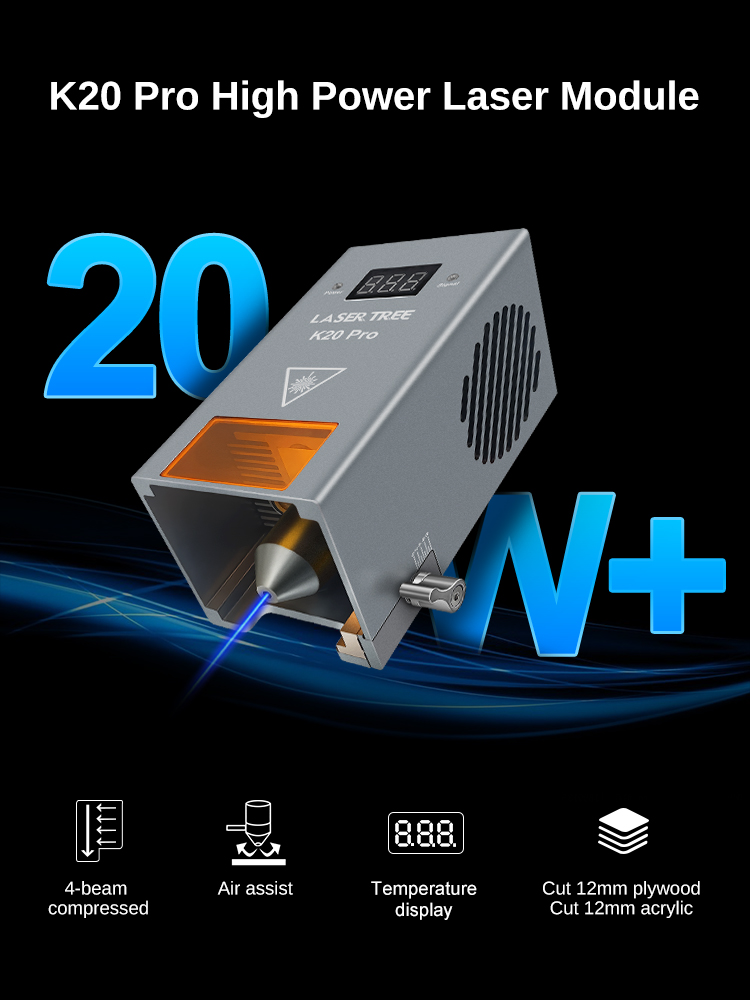 20W 455nm Blue Diode Laser Mod - đánh giá và giá Diode Laser Module
