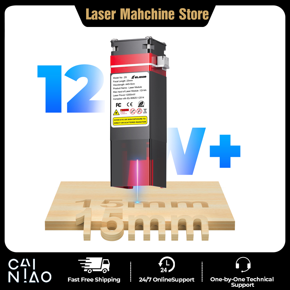 ELIDOR Z6 6W/12W Laser Module  - đánh giá và giá Diode Laser Module