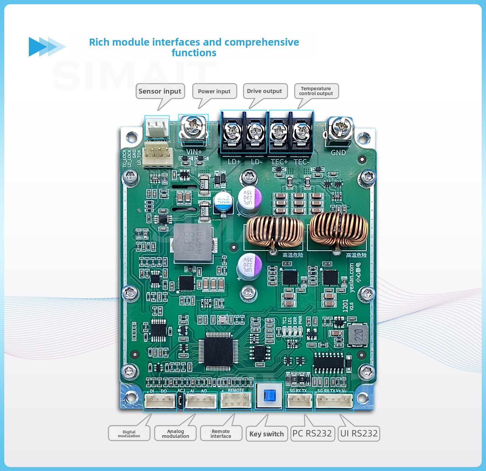 LPM1201 12A 20V LD Laser Drive - đánh giá và giá Diode Laser Module