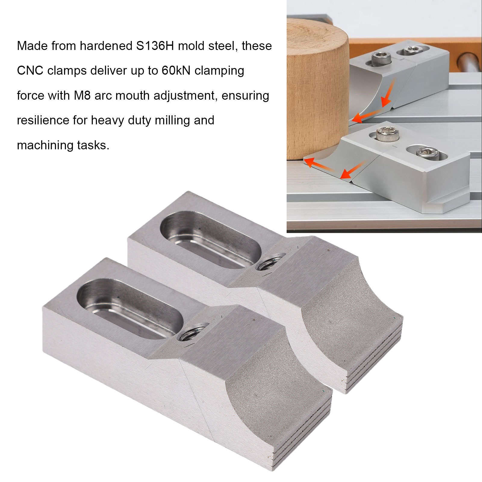 2PCS Side Clamp Vise S136H Mol - đánh giá và giá Cnc Milling Machine
