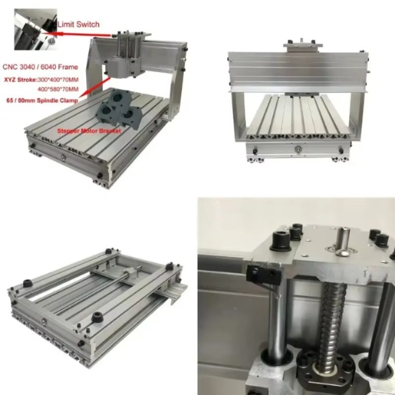 Aluminum CNC 3040 6040 Frame K - đánh giá và giá Cnc Router Machine