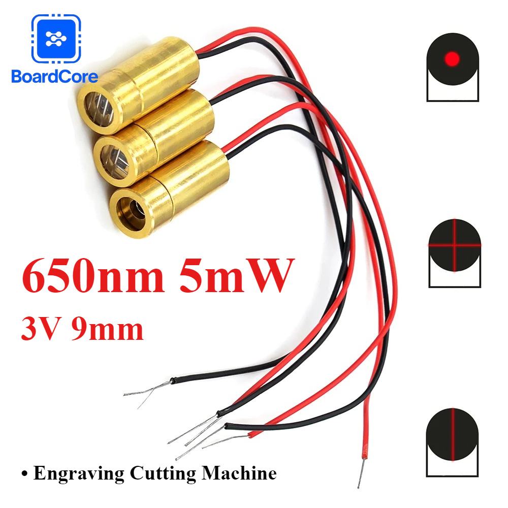 Mini 650nm 5mW Red Laser Head  - đánh giá và giá Industrial Laser Line Generator