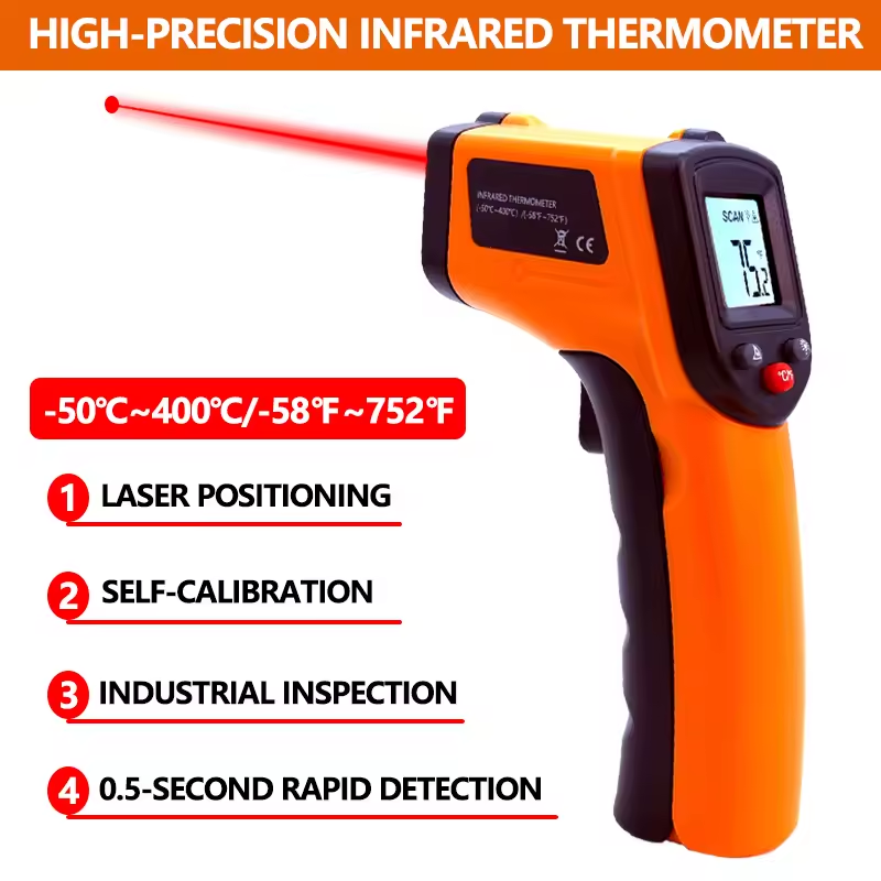 Handheld Infrared Thermometer  - đánh giá và giá Industrial Use Of Laser